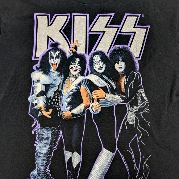 Vintage KISS The Farewell Tour 1973-2000 Single Stitch Short Sleeve Tee Size L - Picture 11 of 12